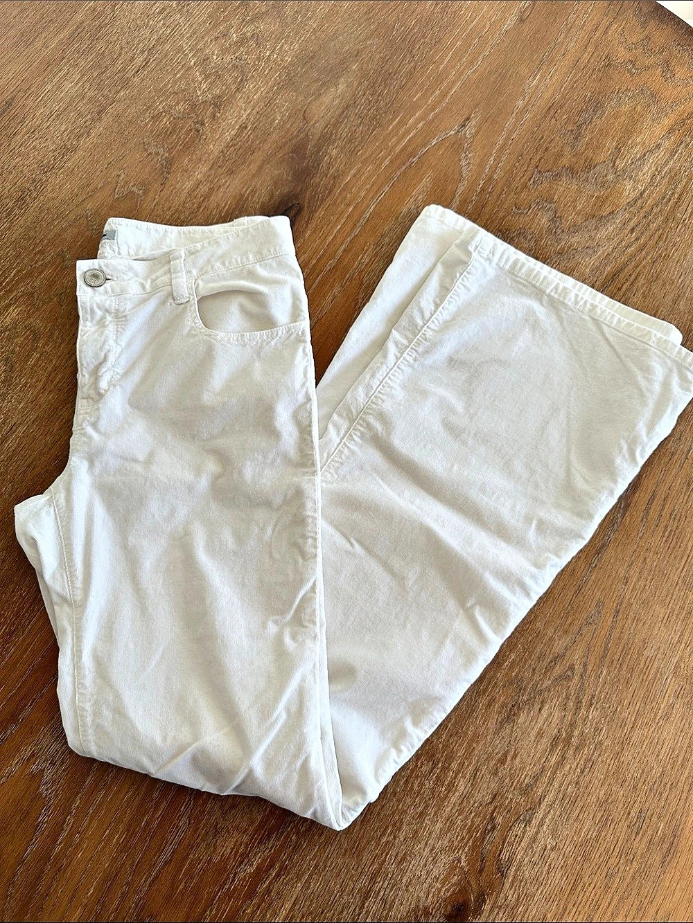 Banana Republic Bootcut Pants in Creamy White Size 8